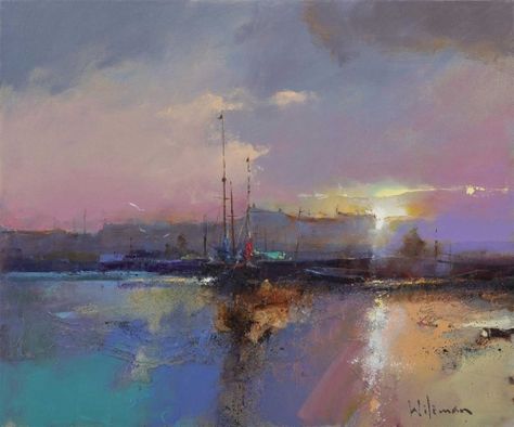 Peter Wileman, Painting Mood, Marine Artist, Contemporary Landscape Painting, Historical Painting, Art Society, Oil Painters, Art Uk, Contemporary Landscape