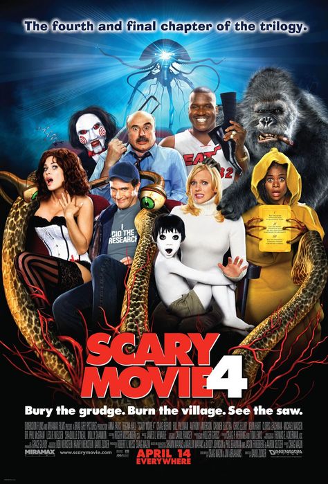 135) Scary Movie 4 - Watched 09/05/2013 with Elizabeth via Personal Collection Scary Movie 4, Regina Hall, Alien Life, Anna Faris, رعب نفسي, Lionel Richie, Scary Movie, Life Form, Movie Collection