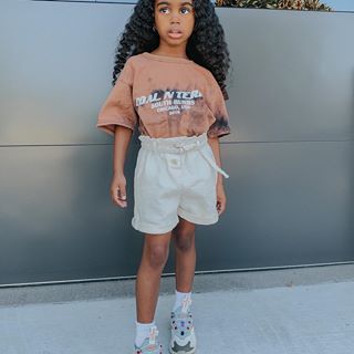 Sunday flexing in my new custom kicks . . . By: @modifiedbymanna Nahla Haze, Bts Tattoo, 90s Fashion Outfits Hip Hop, Kids Outfits Daughters, Dress Better, Streetwear Girl, Cute Black Babies, Lara Jean, Red Eyeshadow