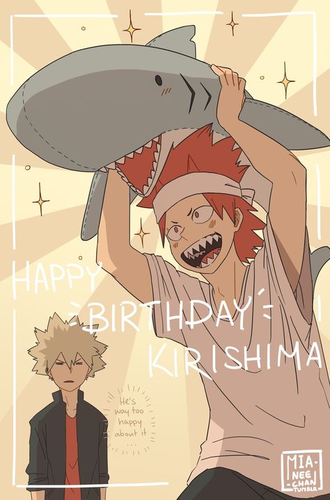 Kirishima Birthday, King Birthday, Kirishima Eijirou, My Hero Academia Memes, My Hero Academia Manga, Me Me Me Anime, Boku No Hero Academia, Feel Better, Hero Academia