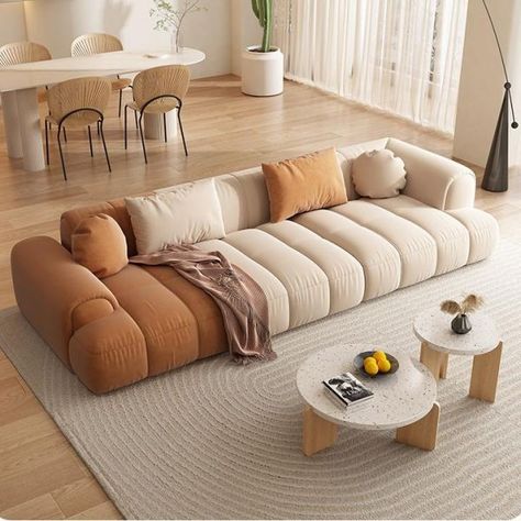 Unique Couches, Sofa Design Living Rooms Indian, Latest Sofa Set Designs, Modern Living Room Sofa Set, Sofa Pouf, Sofa Design Living Rooms, Living Room Indian, Green Sofa Living Room, Sofa Couch Design