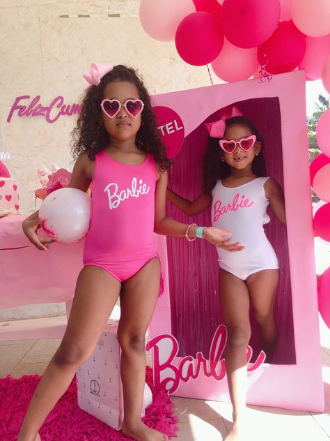 Bosslady Quotes, Barbie Pool, Barbie Pool Party, Pool Party Outfit, Barbie Swimsuit, Pool Party Kids, Barbie Kids, Pool Outfits, Pool Party Outfits