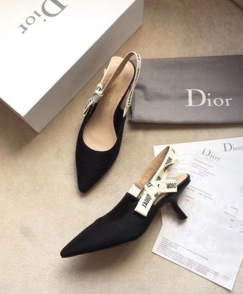 Jadior Slingback, Dior Slingback, Slingback Kitten Heels, Replica Sneakers, Dior Women, Reception Look, Designer Shoe, Cute Little Animals, Low Cost