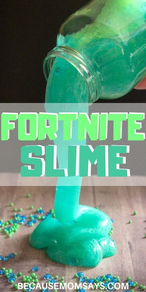 DIY Fortnite Slime is a fun and easy craft to make with all of your gamer kids! This colorful "Slurp Juice" slime is the perfect Fortnite craft! #Fortnite #slime #Fortnitecrafts #fortniteslime #slurpjuice #diyslime Slurp Juice, Slime Recipe Kids, Slime Easy, Homemade Slime Recipe, Meals Kids Love, Fortnite Party, Slime Party, Slime For Kids, Homemade Slime