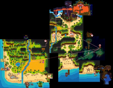 Stardew valley Ginger island golden walnut locations Stardew Valley Golden Walnut, Stardew Valley Luau Soup, Stardew Valley Ginger Island Tips, Golden Walnut Stardew Valley, Stardew Valley Ginger Island Guide, Golden Walnuts Stardew Valley, Golden Walnut Locations Stardew, Stardew Valley Golden Walnut Locations, Stardew Valley Year 1