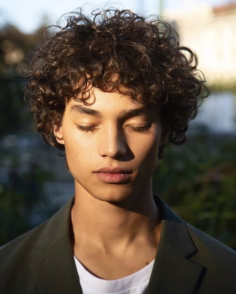 Marlon Pendlebury, Male Curly Hair, Character Inspiration Male, Face Reference, Curly Hair Men, Cut My Hair, Portrait Inspiration, Male Face, Drawing People