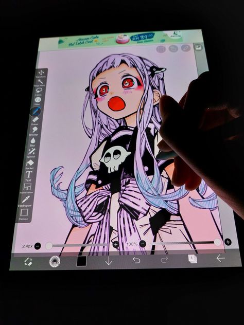 Ipad Drawing Aesthetic, Digital Workspace, Artist Workspace, How To Draw Anime Eyes, Ipad Drawings, Artist Aesthetic, Drawing Tablet, Arte Sketchbook, Cute Doodle Art