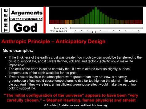 Anthropic Principle 2 - Anticipatory Design - More Examples Ontological Argument, Anthropic Principle, Existence Of God, Cool Science Facts, Greenhouse Effect, Bible History, Science Facts, Catholic Art, Space And Astronomy