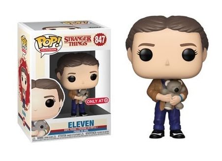 Stranger Things Funko Pop Eleven with Teddy Bear, Millie Bobby Brown, Season 3, Target Exclusive Stranger Things Season 3 Eleven, Season 3 Eleven, Pop Stranger Things, Stranger Things Funko Pop, Stranger Things Merch, Stranger Things Eleven, Billy Kid, Stranger Things Merchandise, Pop Figurine