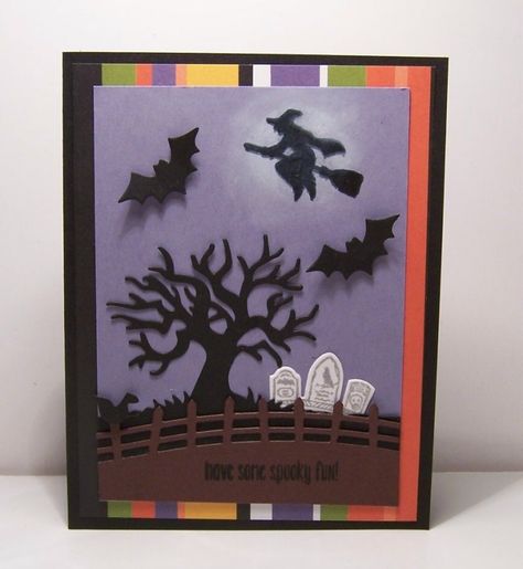 Halloween Birthday Cards, Su Halloween Cards, Halloween Card Ideas, Carte Halloween, Halloween Cards Handmade, Cards Halloween, Halloween Card, Halloween Birthday, Halloween Cards