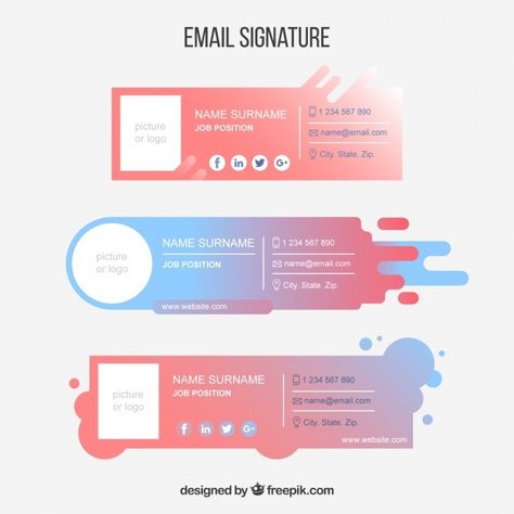 Creative Email Signatures, Signature Mail, Cv Inspiration, Email Signature Design, Mail Signature, Footer Design, Email Signature Templates, Graphisches Design, Brochure Cover