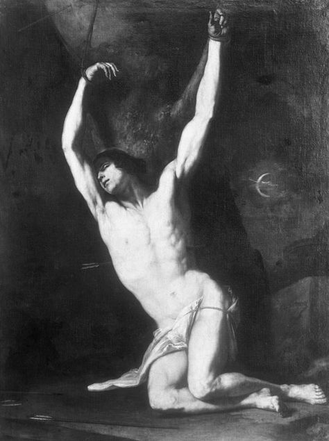 Saint Sebastian by Jusepe de Ribera, 1636 Saint Sebastian, St Sebastian, Rennaissance Art, Faith Art, Human Poses Reference, Manga Artist, Ap Art, Historical Art, Classical Art