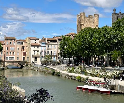 Why spend a day in Narbonne? Narbonne France, Views Nature, October Holidays, Canal Du Midi, England Homes, On My Way, Montpellier, Beautiful Buildings, Travel Bucket List