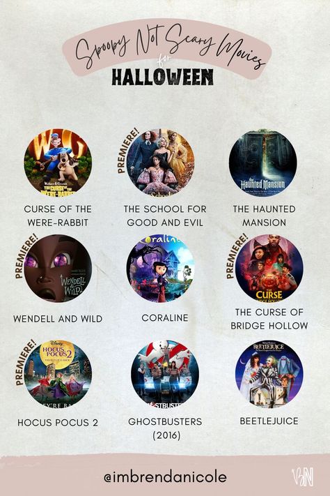 List for 2022 new and old movies to watch that are family friendly. Old Movies To Watch, Scary Halloween Movies, Hocus Pocus 2, Best Movies, Halloween Movies, Ghostbusters, Coraline, Old Movies, Scary Movies