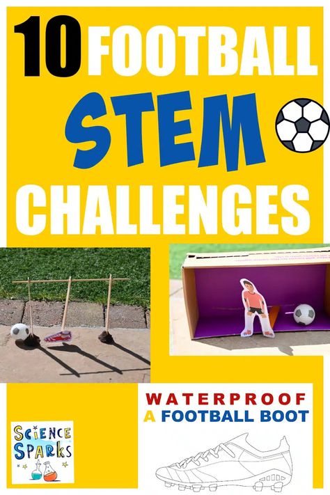 10 Hands-On Football Stem Activities for Kids Stem Sports Activities, Soccer Stem Activities, Football Stem Activities For Kids, Football Science Activities, Soccer Activities For Kids, Football Activities For Kids, Kids Science Fair Projects, Football Activity, Human Body Science