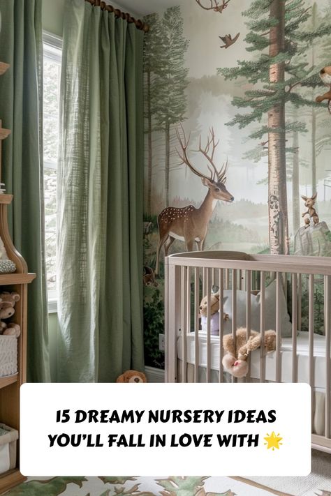 Transform your little one’s space into a haven of comfort and style! Discover 15 dreamy nursery room inspirations packed with adorable decor ideas, clever storage solutions, and cozy vibes. Perfect for creating a magical space for your baby! ✨ #NurseryDecor #BabyRoomIdeas #DreamNursery Sage Green Baby Room, Green Baby Nursery, Sage Green Nursery, Dreamy Nursery, Whimsical Nursery, Green Nursery, Dream Nurseries, Nursery Room Inspiration, Clever Storage Solutions