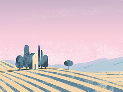 Landscape Illustration Art, Gig Poster, Landscape Illustration, Landscape Artist, Modern Landscaping, Flat Illustration, Urban Landscape, Art Graphique, Land Scape