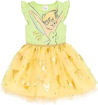 Disney Girls Short Sleeve Tulle Dress Toddler to Big Kid Sizes (2T - 18-20) Disney Clothes Kids, Christmas Tulle, Dragon Mermaid, Disney Tutu, Pill Bug, Mirabel Madrigal, Raya And The Last Dragon, Ballerina Skirt, Disney Dress