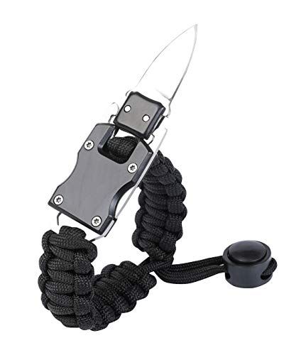 OUXWOM Paracord Knife Bracelet-Hidden Knife Survival Gear Multi-Use Survival Tactical Bracelet for Self Defense Camping Hiking Fishing (Black). For product & price info go to: https://all4hiking.com/products/ouxwom-paracord-knife-bracelet-hidden-knife-survival-gear-multi-use-survival-tactical-bracelet-for-self-defense-camping-hiking-fishing-black/ Hidden Knife Bracelet, Knife Bracelet Hidden, Tactical Bracelet, Hidden Knife, Knife Bracelet, Hidden Knives, Paracord Knife, Survival Bracelet, Paracord Bracelet