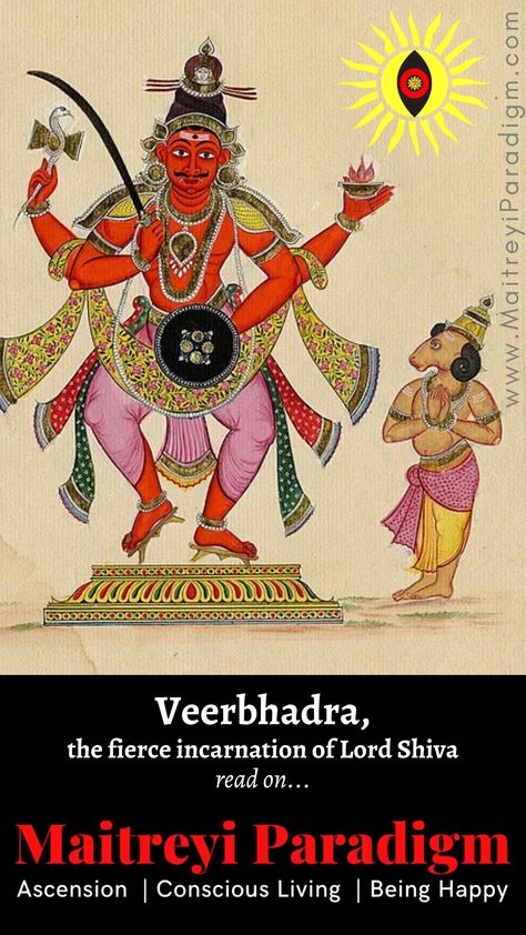 Veerbhadra, the fierce incarnation of Lord Shiva- read on... https://www.maitreyiparadigm.com/vedic-wisdom/veerbhadra-the-fierce-incarnation-of-lord-shiva #Veerabhadra #Veerbhadra #Virabhadra #incarnationofShiva Veerbhadra Shiva, Veerabhadra Swamy, Pictures Of Shiva, String Theory, Quantum Mechanics, Live In The Present, Lord Vishnu, Dark Matter, Latest Books