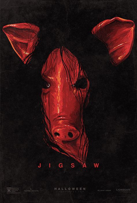 Saw Wallpaper Jigsaw, Jigsaw Poster, Jigsaw Wallpaper, Jigsaw Drawing, Saw Wallpaper, Saw Poster, Creepy Oc, Jigsaw Art, Saw Halloween