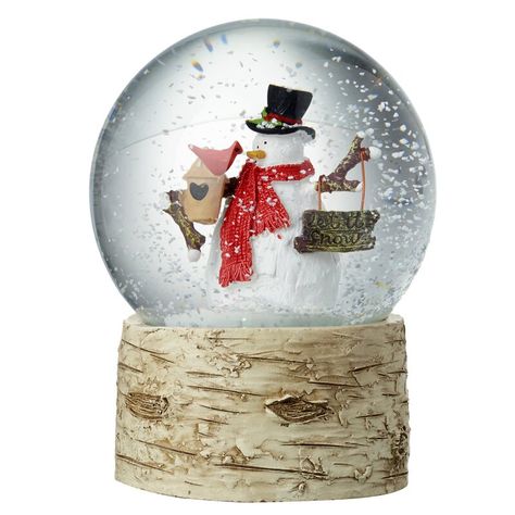 White Winter Wonderland, Snowman Snow Globe, Musical Snow Globes, Christmas Tunes, Winter Schnee, Wooden Snowman, Christmas Snow Globes, Snow Scenes, Christmas Snow