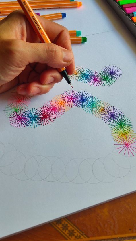 Mandalas, Zentangles, Doodles | Drawing of the day 🥰, would you try? | Instagram Mandala Zentangle Art, Zen Doodles Easy, Zentangle Mandala Art, Ink Pen Drawings Doodles, Craft Drawing Ideas, Colourful Doodle Art Drawings, Zentangle Art Ideas Creative, Notebook Ideas Drawing, Color Pencil Doodles