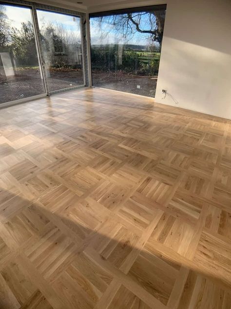 Parquet Flooring Checkerboard, Basket Weave Wood Floor, Parquet Floor Living Room, Square Parquet Flooring, Basket Weave Parquet Flooring, Basket Weave Floor, Rooftop Ideas, Penthouse Ideas, Floor Options