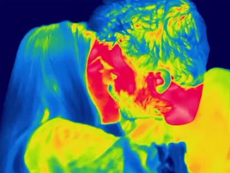 Video: Life through a thermal camera Heat Signature, Thermal Camera, Making Coffee, Space News, Crossword Puzzles, Thermal Imaging, Health Business, How To Make Coffee, Space Science