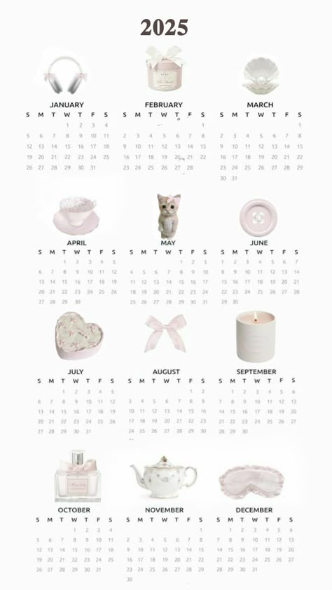 2025 Calendar Aesthetic Pink, Calendar For 2025, 2025 Calender Aesthetic, Cute 2025 Calendar, Calendar 2025 Aesthetic Cute, 2025 Calendar Aesthetic, Pink Calendar, Mini Desk Calendar, Aesthetic Calendar