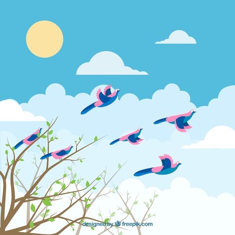 Free vector flat flying bird background | Free Vector #Freepik #freevector #flying-bird #bird-background #bird #bird-tree Owl Artwork Illustrations, Bird Background, Eagle Artwork, Awesome Owls, Owl Artwork, Cartoon Birds, Bird Logos, Flying Bird, Bird Illustration