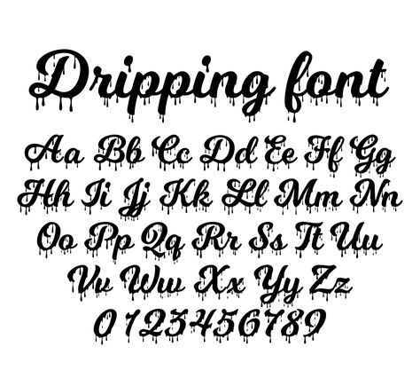 Dripping Letters Alphabet, Slime Letters Font, Drip Font Letters, Graffiti Lettering Dripping Fonts, Dripping Letters Fonts, Drippy Letters Alphabet, Melting Letters Font, Letter Fonts Alphabet, Melting Font