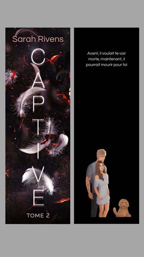 Marque page Captive Tome 2 Best Bookmarks, Book Blogger, Book Girl, Book Making, Dark Aesthetic, Book Club Books, Book Art, Wattpad, Romance