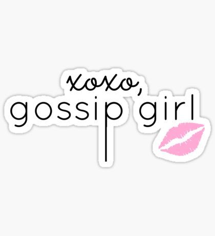 Cool Wallpaper Iphone Vintage, Laptop Wallpaper Quotes, Xoxo Gossip Girl, Xoxo Gossip, Tumblr Stickers, Hydroflask Stickers, Wallpaper Iphone Quotes, Phone Stickers, Unique Sticker