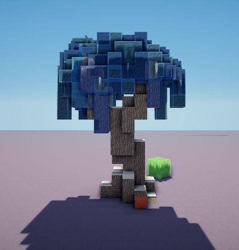 Weeping willow Minecraft Willow Tree, Minecraft Cool Ideas, Minecraft Cool, Minecraft Fountain, Minecraft Tree, Minecraft Building Blueprints, Minecraft Building Guide, Cottagecore Minecraft, Minecraft City Buildings