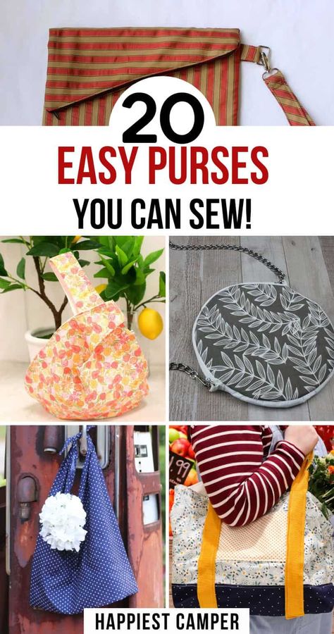 picture of several purses you can sew. Purses To Sew Free Pattern, Easy Purses To Sew Simple Free Pattern, Easy Purses To Sew, Free Purse Sewing Patterns, Purse Patterns Free Sewing Handbags, How To Make A Purse, Free Purse Patterns To Sew, Purse Patterns To Sew, Free Purse Patterns