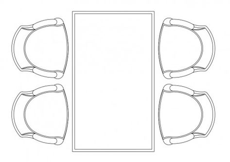 CHAIRS & DINING TABLE SET-UP TOP VIEW | FREE CADS Lamp In Plan View, Dining Table Top View, Table Png Top View, Dining Table Photoshop Plan, Dining Chair Plan View, Table And Chair Drawing Sketch, Eames Dining Chair, Architecture Symbols, Dining Table Plans