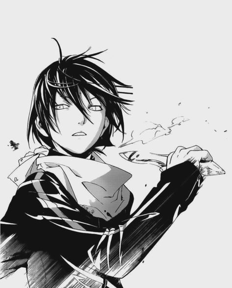 Noragami Yato manga picture. Noragami, An Anime, Anime Character, Black Hair, Anime, Hair, White, Black