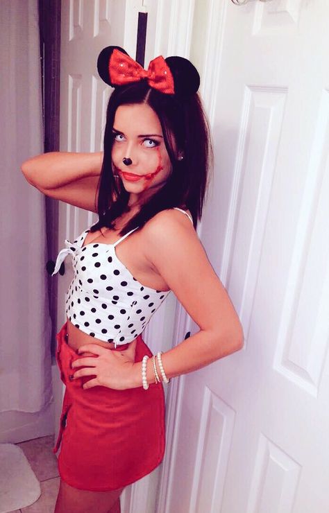 Evil Minnie Mouse #halloween #DIY #minnie #disney #costume Minnie Mouse Halloween Costume, Mouse Halloween, Disney Costume, Minnie Mouse Costume, Minnie Mouse Halloween, Mini Mouse, Halloween Diy, Minnie Mouse, Halloween Costumes