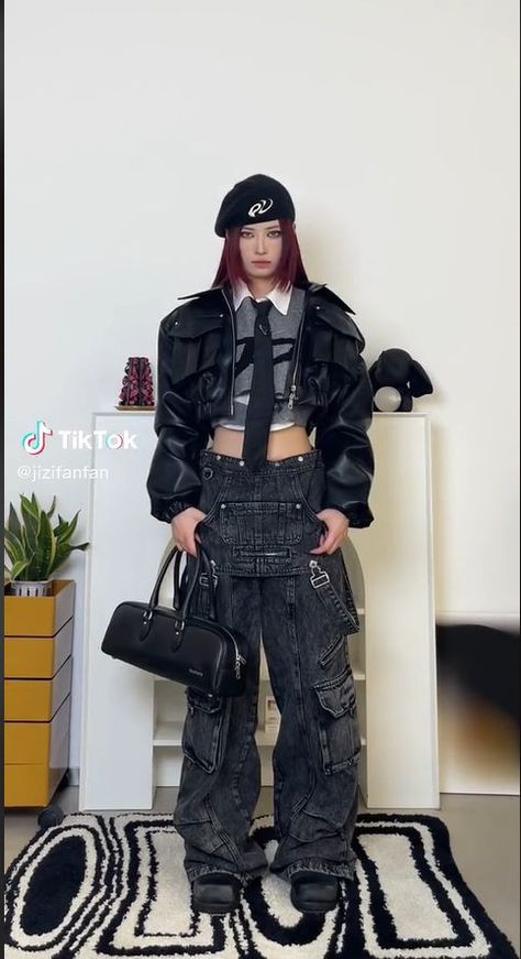 Trashy Outfits, Chinese Fashion Street, Cyberpunk Fashion, Swaggy Outfits, Goth Outfits, Performance Outfit, Stage Outfits, Korean Outfits, Asian Fashion