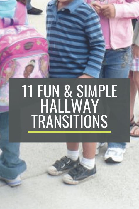 11 Fun and Simple Hallway Transitions for Kindergarten Hallway Activities For Preschool, Transitions For Preschoolers, Transition Activities For Preschoolers, Hallway Transitions, Kindergarten Procedures, Classroom Transitions, Transition Songs For Preschool, Preschool Transitions, Grandparents Day Activities