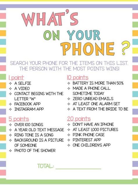 Social Media PinWire: Dr. Seuss Themed "What's On Your Phone?" Game for Baby Shower ... 16 mins ago - Dr. Seuss Themed "What's On Your Phone?" Game for Baby Shower or Bridal Shower. Source:www.pinterest.com Results By RobinsPost Via Google Pajama Party Games, Sleepover Party Games, Kitty Party Games, Slumber Party Games, Girl Sleepover, Sleepover Games, Fun Sleepover Ideas, 13th Birthday Parties, Birthday Party For Teens