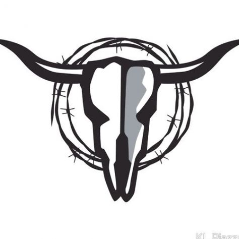 Longhorn Tattoo, Skull Tattoos For Men, Bull Skull Tattoos, Skull Stencil, Bull Tattoos, Steer Skull, Horse Sign, Med Tech, Leather Diy Crafts