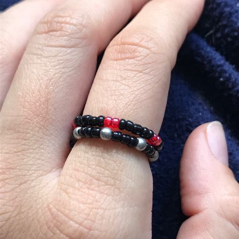 #straykids #beads #ring #felix #jewelry Felix Beads Bracelet, Straykids Jewelry, Felix Jewelry, Kpop Rings, Felix Bracelet, Stray Kids Jewelry, Skz Jewelry, Kpop Accessories, Pop Beads