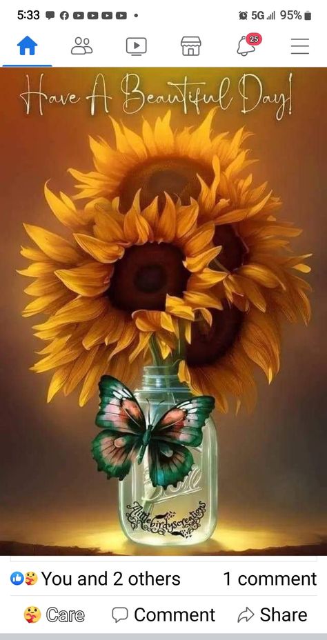 Sunflowers And Daisies, Digital Creator, Blessed Day, Have A Beautiful Day, Have A Blessed Day, A Beautiful Day, Happy Saturday, Beautiful Day, Good Morning