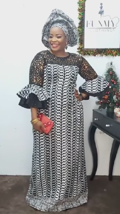 A Shape Gown Ankara Long For Women, A Shape Gown Ankara Long, Ankara Kaftan Styles, A Shape Gown Ankara, Bubu Dress, Kaftan Styles, Stylish Naija, Ankara Long Gown Styles, Long African Dresses