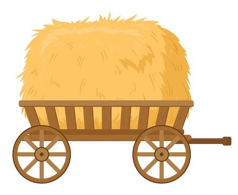 Cartoon hay in wheelbarrow farming haymo... | Premium Vector #Freepik #vector #hay-bale #haystack #hay #agriculture Hay Bale Illustration, Hay Drawing, Ride Drawing, Horse Hay, Premium Vector Cartoon, Horse Cartoon, Flat Vector Illustration, Vector Cartoon, Random Art