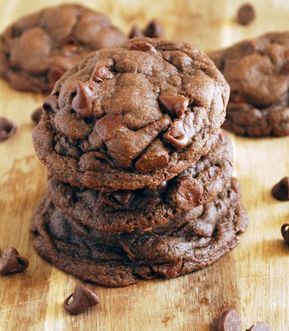 Whole Wheat Cookies, Double Chocolate Cookies Recipe, Chocolate Fudge Cookies, Banana Chocolate Chip Cookies, Best Brownie Recipe, Chocolate Chip Brownies, Cookie Brownie Recipe, Fudge Cookies, Just A Taste