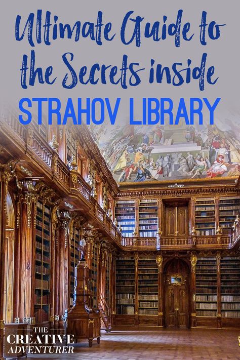 Ultimate Guide to the Secrets inside the stunning Strahov Library, Prague — The Creative Adventurer Strahov Library, Prague Must See, Prague Library, Library Prague, Prague Travel Guide, Europe 2024, European Travel Tips, Prague Travel, Poland Travel