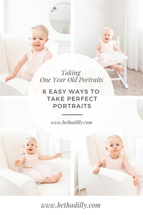 One Year Old Portraits, Toddler Photoshoot, First Year Photos, Old Portraits, Toddler Photography, Old Photography, Baby Poses, Kids Photoshoot, Toddler Age